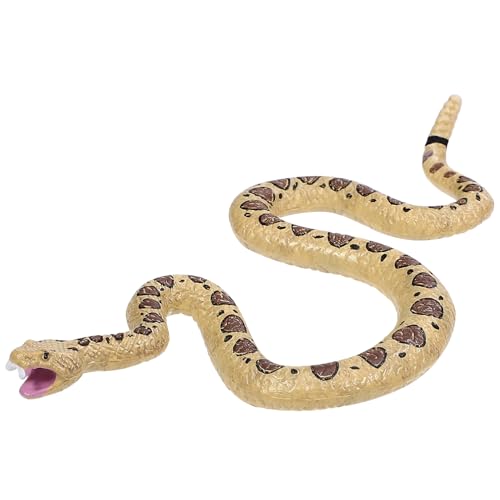 CLISPEED Realistische Schlangen Spielzeugfigur Hochwertige Langlebige Gummischlange für Streiche und Dekoration für Halloween Katzenabwehrmittel CLISPEED Realistische Schlangen Spielzeugfigur Hochwertige Langlebige Gummischlange für Streiche und Dekoration für Halloween Katzenabwehrmittel von CLISPEED