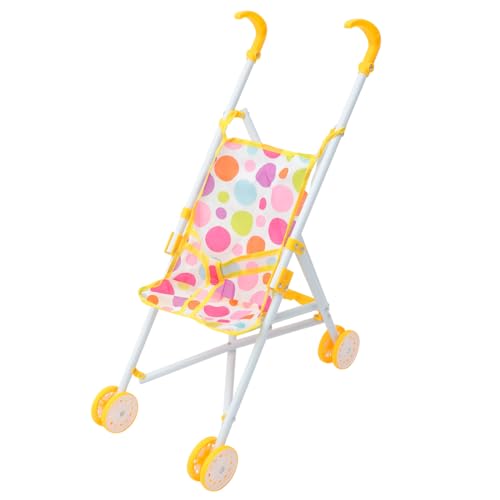 CLISPEED Realistischer Puppenwagen mit Beweglichen Rädern Leichtes Langlebiges für Kleinkinder Fördert Motorische Fähigkeiten und Rollenspiel für Puppenpflege und Unterwegs CLISPEED Realistischer Puppenwagen mit Beweglichen Rädern Leichtes Langlebiges für Kleinkinder Fördert Motorische Fähigkeiten und Rollenspiel für Puppenpflege und Unterwegs von CLISPEED