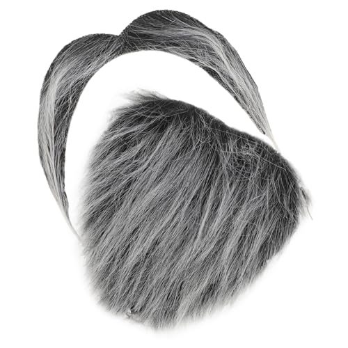 CLISPEED Realistischer falscher Schnurrhaar aus hautfreundlich und robust selbstklebend für Halloween Karneval Party und Cosplay komfortabel und einfach anzubringen dekoratives CLISPEED Realistischer falscher Schnurrhaar aus hautfreundlich und robust selbstklebend für Halloween Karneval Party und Cosplay komfortabel und einfach anzubringen dekoratives von CLISPEED