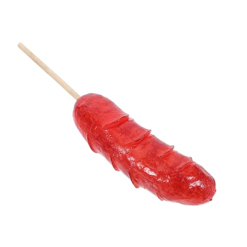 CLISPEED Realistisches Grillwürstchen Modell Langlebige Ungiftige Simulation Hot Dog Deko Vielseitige Pflegeleichte Fake Food Requisite für Küche Party und Schaufenster CLISPEED Realistisches Grillwürstchen Modell Langlebige Ungiftige Simulation Hot Dog Deko Vielseitige Pflegeleichte Fake Food Requisite für Küche Party und Schaufenster von CLISPEED
