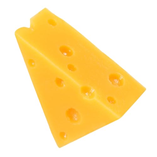 CLISPEED Realistisches Künstliches Käsemodell Dreieckige Simulation Lebensechte Dekoration für Fotografie DIY Haus Vielseitiges und Ausstellungsrequisite CLISPEED Realistisches Künstliches Käsemodell Dreieckige Simulation Lebensechte Dekoration für Fotografie DIY Haus Vielseitiges und Ausstellungsrequisite von CLISPEED