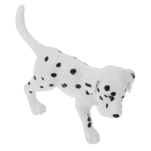 CLISPEED Realistisches Kunststoff Niedliche Sichere Simulierte Hundestatue für Dekoration Lernspielzeug für Fans von CLISPEED