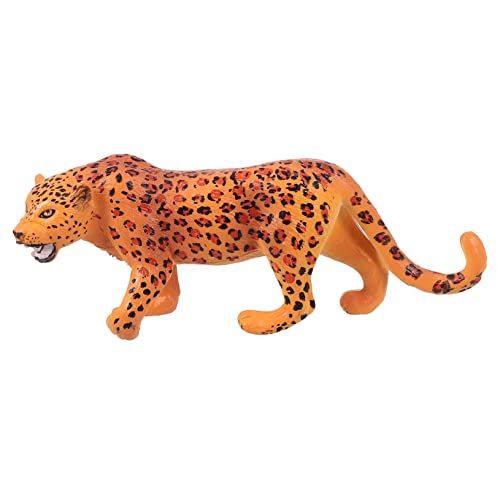 CLISPEED Realistisches Leopard Modell Wildtier Ornament Kinderspielzeug Lernspielzeug Tischdekoration Geschenkidee CLISPEED Realistisches Leopard Modell Wildtier Ornament Kinderspielzeug Lernspielzeug Tischdekoration Geschenkidee von CLISPEED