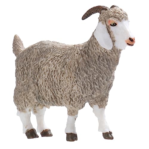 CLISPEED Realistisches Schaf Modell aus Robustem Material Lebensechte Angora Ziegen Figur für Kinderzimmer und Bauernhof Dekoration Kreatives Tierornament für Fotos und Geschenkideen CLISPEED Realistisches Schaf Modell aus Robustem Material Lebensechte Angora Ziegen Figur für Kinderzimmer und Bauernhof Dekoration Kreatives Tierornament für Fotos und Geschenkideen von CLISPEED