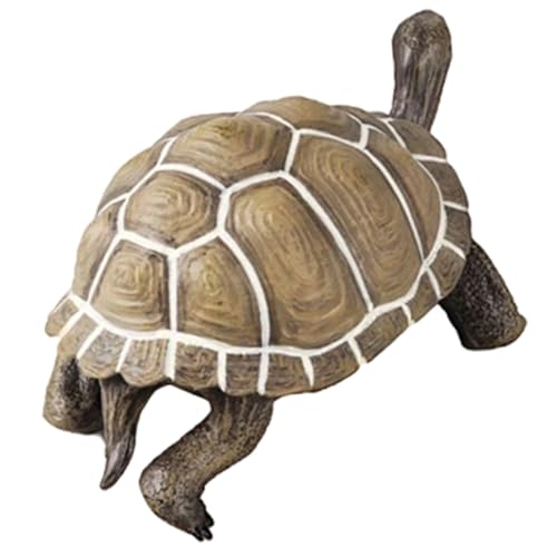 CLISPEED Realistisches Schildkrötenmodell aus Kunststoff Bunte Naturgetreue Deko für Haus Garten und Schreibtisch Pädagogisches Miniatur Tier für Geburtstage und Feiern von CLISPEED
