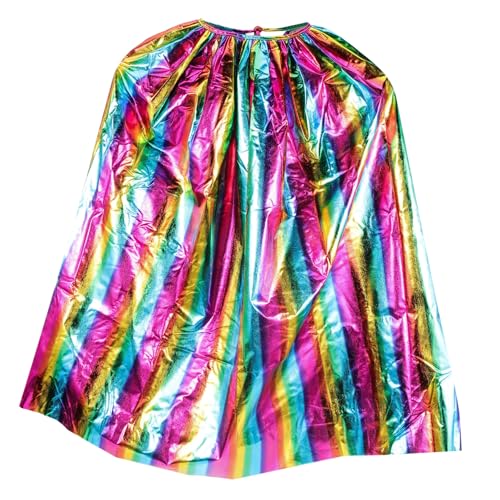 CLISPEED Regenbogen Umhang Partykostüm Buntes Strapazierfähiges Cape mit Leuchtenden Farben Einfach zu Tragen für Karneval Fasching und Festliche Feiern CLISPEED Regenbogen Umhang Partykostüm Buntes Strapazierfähiges Cape mit Leuchtenden Farben Einfach zu Tragen für Karneval Fasching und Festliche Feiern von CLISPEED