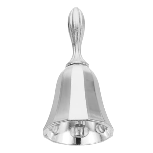 CLISPEED Retro Handheld Restaurant Glocke aus Metall Hochwertige Serviceglocke für Bar Restaurant Dekorative Tischglocke im Europäischen Langlebiges Werkzeug für Gastronomie von CLISPEED