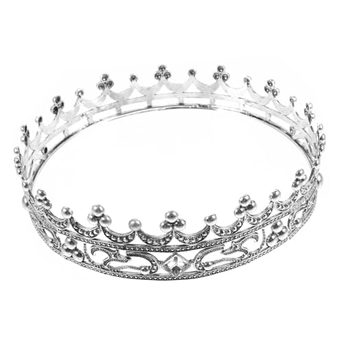 CLISPEED Retro Herren Krone aus Zinklegierung mit Strass Langlebiger Kopfschmuck für Cosplay Halloween Geburtstag Party und Bühnenauftritte Barock Design für Erwachsene CLISPEED Retro Herren Krone aus Zinklegierung mit Strass Langlebiger Kopfschmuck für Cosplay Halloween Geburtstag Party und Bühnenauftritte Barock Design für Erwachsene von CLISPEED