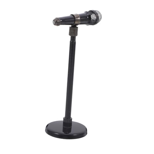 CLISPEED Retro Mikrofon Requisiten für Puppenstuben Simulation Mic für Sammler und Musik Themenpartys Höhe Verstellbar CLISPEED Retro Mikrofon Requisiten für Puppenstuben Simulation Mic für Sammler und Musik Themenpartys Höhe Verstellbar von CLISPEED