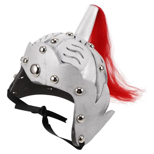 CLISPEED Ritterhelm Mittelalterlicher Helm Robustes Kostümzubehör für Jungen und Mädchen Langlebiger Spielzeughelm für Rollenspiele Halloween und Themenpartys CLISPEED Ritterhelm Mittelalterlicher Helm Robustes Kostümzubehör für Jungen und Mädchen Langlebiger Spielzeughelm für Rollenspiele Halloween und Themenpartys von CLISPEED