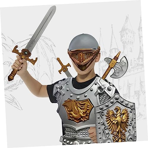 CLISPEED Ritterkostüm Jungen Teiliges Mittelalterliche Verkleidung Kostüm für Halloween Fasching Bühne Rollenspiel CLISPEED Ritterkostüm Jungen Teiliges Mittelalterliche Verkleidung Kostüm für Halloween Fasching Bühne Rollenspiel von CLISPEED