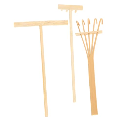 CLISPEED Sandrechen Teilig Zen Garten Werkzeug für Sandkasten und Desktop Kleine Gartengeräte mit Zahn und Krallen Rechen Robust und Vielseitig für DIY Sandlandschaften von CLISPEED