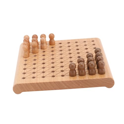CLISPEED Schachspiel aus Glattem Schadstofffreiem Material Logikförderndes Party und Unterhaltungsspiel für Mädchen und Jungen Interaktives Tischspiel Gedächtnis Geduld und Beobachtung von CLISPEED