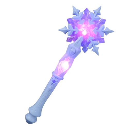 CLISPEED Schnee Zauberstab Schneeflocken-LED-Licht Prinzessin Zauberstäbe Schneeflockenstab leuchten Kinderspielzeug Ding aus Farbe schminke leuchtender Zauberstab Plastik Himmelblau CLISPEED Schnee Zauberstab Schneeflocken-LED-Licht Prinzessin Zauberstäbe Schneeflockenstab leuchten Kinderspielzeug Ding aus Farbe schminke leuchtender Zauberstab Plastik Himmelblau von CLISPEED