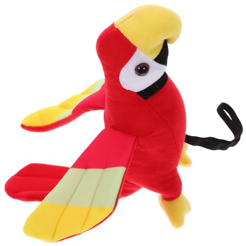 CLISPEED Schulterpapierpuppe Schulterpapageienstütze Papagei-Plüsch-Pirat Papageienpuppe bunt Plüschvogel stofftier schulterpapagei Kleiner ausgestopfter Papagei Pirat papagei rot CLISPEED Schulterpapierpuppe Schulterpapageienstütze Papagei-Plüsch-Pirat Papageienpuppe bunt Plüschvogel stofftier schulterpapagei Kleiner ausgestopfter Papagei Pirat papagei rot von CLISPEED