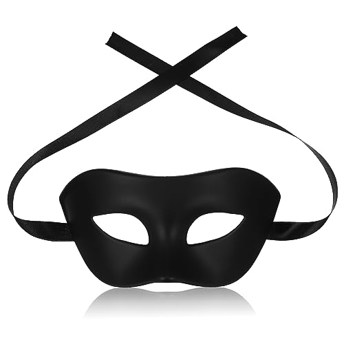 CLISPEED Halloween Party Mask Schwarz Halbmaske Für Und Cosplay Für Und Wiederverwendbar Leicht Und Für Auftritte Und von CLISPEED