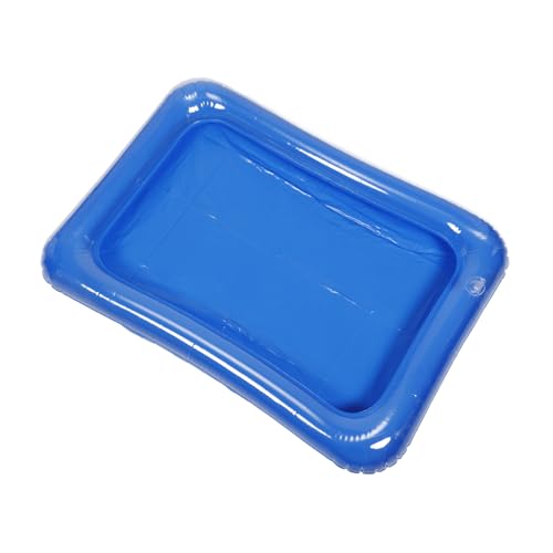 CLISPEED Schwimmbad kleines Poolspielzeug Puppenbecken aufblasbarer Tisch für Pool Aufblasbare Sandwanne für aufblasbares Tablett für Buffet-Serverhalter PVC Blau CLISPEED Schwimmbad kleines Poolspielzeug Puppenbecken aufblasbarer Tisch für Pool Aufblasbare Sandwanne für aufblasbares Tablett für Buffet-Serverhalter PVC Blau von CLISPEED