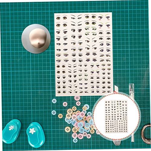 CLISPEED Selbstklebende Augen Aufkleber aus Hochwertigem Papier für DIY Figuren Dekoration Cartoon Augen Muster Sticker für Tonpuppen Anime Bastelzubehör Leicht Ablösbar CLISPEED Selbstklebende Augen Aufkleber aus Hochwertigem Papier für DIY Figuren Dekoration Cartoon Augen Muster Sticker für Tonpuppen Anime Bastelzubehör Leicht Ablösbar von CLISPEED