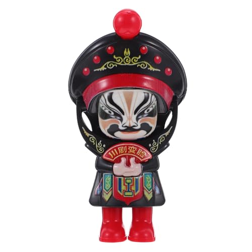 CLISPEED Sichuan Oper Gesichtswechsel Puppe Handbemalt Kulturelle Chinesische Oper Sammelfigur für Festival Geschenk Traditionelle Kunst Dekoration von CLISPEED