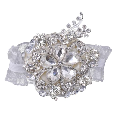 CLISPEED Silberne Wrist Corsage mit Perlen und Kristallbesatz Wiederverwendbares Brautparty Accessoire Zierliches Design für Hochzeiten Abschlussball und Festliche Anlässe CLISPEED Silberne Wrist Corsage mit Perlen und Kristallbesatz Wiederverwendbares Brautparty Accessoire Zierliches Design für Hochzeiten Abschlussball und Festliche Anlässe von CLISPEED