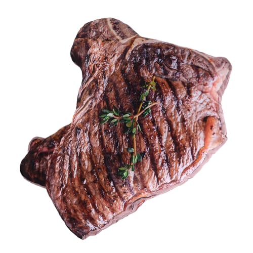 CLISPEED Simulation Steak Kissen Lustiges Plüschtier Kissen für Sofa Bett und Kinderzimmer Weiches Gefülltes Steak Kreative Dekoration für Nickerchen CLISPEED Simulation Steak Kissen Lustiges Plüschtier Kissen für Sofa Bett und Kinderzimmer Weiches Gefülltes Steak Kreative Dekoration für Nickerchen von CLISPEED