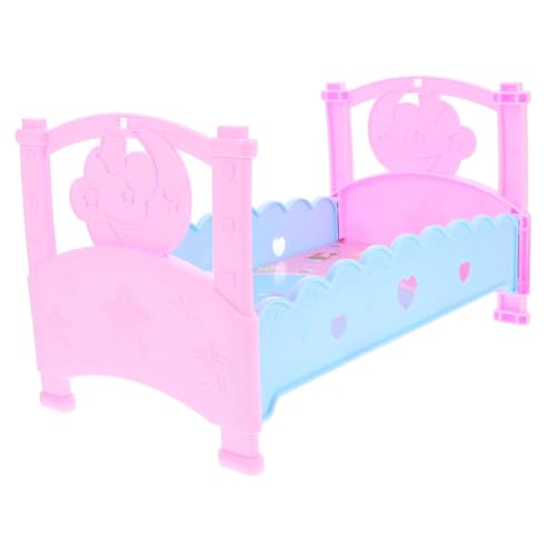 CLISPEED Simulation Toy Bed für Spielzeugbett für Puppen für Kinderzimmer Fördert Kreativität und Fantasie Zubehör für Puppenhäuser Zufällige Designs CLISPEED Simulation Toy Bed für Spielzeugbett für Puppen für Kinderzimmer Fördert Kreativität und Fantasie Zubehör für Puppenhäuser Zufällige Designs von CLISPEED