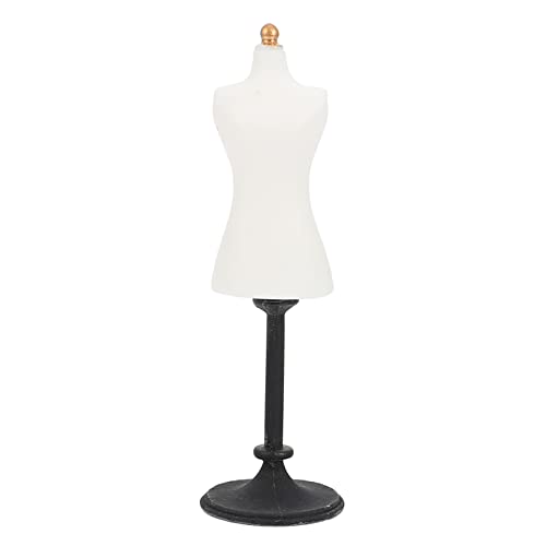 CLISPEED Simulations-schaufensterpuppenständer Mini-Mannequin-körper Schaufensterpuppenmodell Form Mini-schaufensterpuppe Miniatur-nähpuppe Stehpuppe Klein Kleidungsstück Winzig Harz Weiß von CLISPEED
