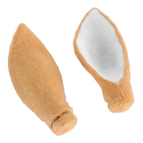 CLISPEED Simulierte Hirschohren Haarreif DIY Haaraccessoires Festival Kopfschmuck Braun für Damen und Party von CLISPEED