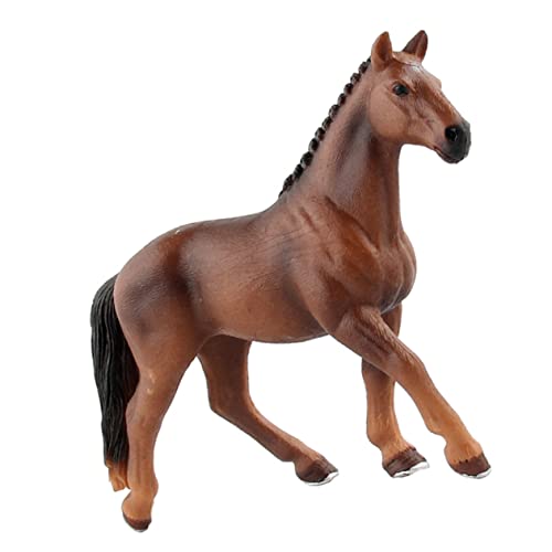 CLISPEED Simulierte Pferdesspielzeug spielsachen kinderknallzeug spielzeugpferd Tierfiguren Reiter lebendige Pferdeverzierung realistische Pferdefigur PVC von CLISPEED