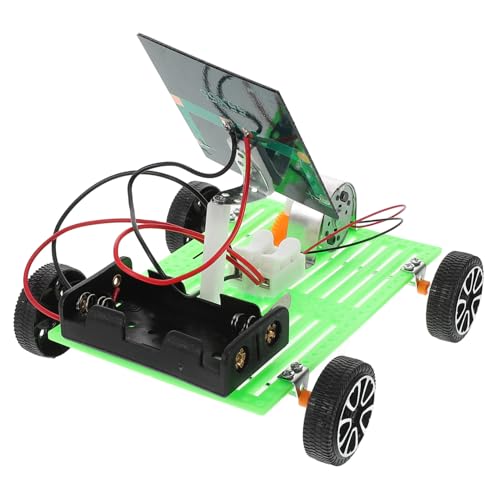 CLISPEED Solarbetriebenes Miniatur Auto Bausatz zum Selberbauen Tragbares DIY Lernspielzeug für Robustes Sicheres Solarauto Experiment für Naturwissenschaftliche Bildung und Mechanisches von CLISPEED