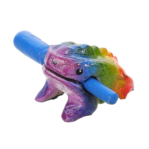 CLISPEED Solides Holz Frosch Instrument mit Kratzstab Langlebiges Schlaginstrument für Erwachsene für Musikpädagogik Orff Percussion und Musikalische Aufführungen Bunte Klangvielfalt CLISPEED Solides Holz Frosch Instrument mit Kratzstab Langlebiges Schlaginstrument für Erwachsene für Musikpädagogik Orff Percussion und Musikalische Aufführungen Bunte Klangvielfalt von CLISPEED