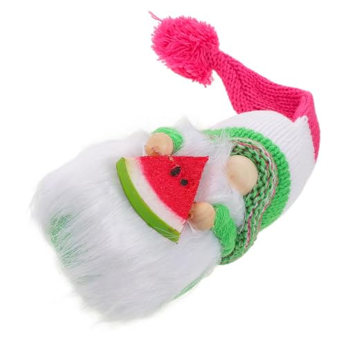 CLISPEED Sommerliche Gartenzwerg Deko Wassermelone Figur Niedliche GNOME Puppe für Farmhouse Wohnraumregal Tischdeko für Frauen CLISPEED Sommerliche Gartenzwerg Deko Wassermelone Figur Niedliche GNOME Puppe für Farmhouse Wohnraumregal Tischdeko für Frauen von CLISPEED