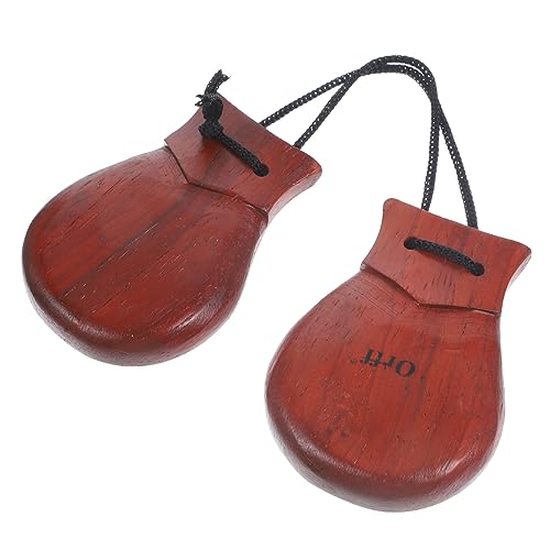 CLISPEED Spanische Kastagnetten aus Holz Hand Percussion Instrument für Erwachsene für Konzerte Tanz und Partys aus Hochwertigem Gefertigt Vielseitig und Tragbar CLISPEED Spanische Kastagnetten aus Holz Hand Percussion Instrument für Erwachsene für Konzerte Tanz und Partys aus Hochwertigem Gefertigt Vielseitig und Tragbar von CLISPEED