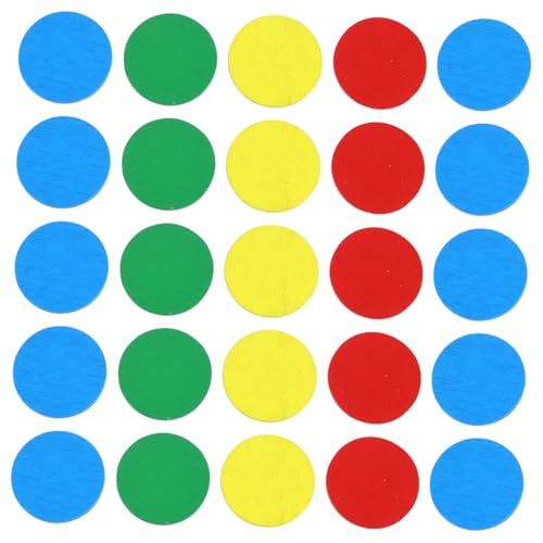 CLISPEED Teiliges Holzspielchips Farbige Spielsteine für DIY Lernspielzeug Zählchips zum Sortieren Addieren Belohnung und Brettspiele Geeignet CLISPEED Teiliges Holzspielchips Farbige Spielsteine für DIY Lernspielzeug Zählchips zum Sortieren Addieren Belohnung und Brettspiele Geeignet von CLISPEED