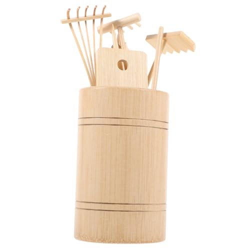 CLISPEED Teiliges Mini Zen Garten Werkzeug Set aus Holz Leichter Sandrechen für Trockene Landschaften und Sandkästen Dekoratives Gartenaccessoire und Kreatives für Meditations Bastelfans CLISPEED Teiliges Mini Zen Garten Werkzeug Set aus Holz Leichter Sandrechen für Trockene Landschaften und Sandkästen Dekoratives Gartenaccessoire und Kreatives für Meditations Bastelfans von CLISPEED