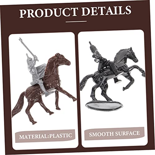 CLISPEED Teiliges Miniatur Ritter Soldaten Figuren aus Kunststoff Realistische Miniatur Pferde und Krieger für Sandtisch Szenen Leichte Langlebige Spielfiguren und Dekorativ CLISPEED Teiliges Miniatur Ritter Soldaten Figuren aus Kunststoff Realistische Miniatur Pferde und Krieger für Sandtisch Szenen Leichte Langlebige Spielfiguren und Dekorativ von CLISPEED