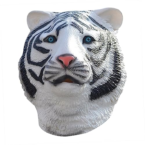 CLISPEED Tierkopf Tiger Kostüm Kreatives Einzigartiges Accessoire für Halloween Karneval und Kostümpartys Bequeme Trageweise Auffälliges Design von CLISPEED