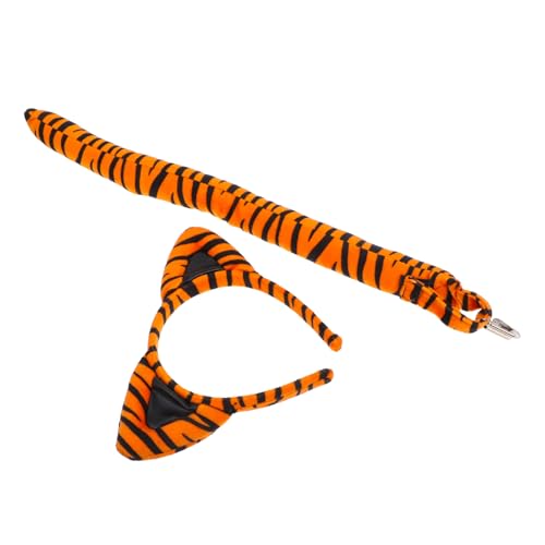 CLISPEED Tiger Ohren Stirnband mit Leichtes Cosplay Kostüm Zubehör für Karneval Halloween Party und Bühnenauftritte Bequemes Tierohren Stirnband für Erwachsene CLISPEED Tiger Ohren Stirnband mit Leichtes Cosplay Kostüm Zubehör für Karneval Halloween Party und Bühnenauftritte Bequemes Tierohren Stirnband für Erwachsene von CLISPEED