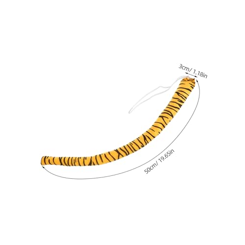 CLISPEED Tiger Tail Cosplay Plüsch Leicht Reusable Kostüm Zubehör Für Fasching Halloween Bühnenauftritte von CLISPEED