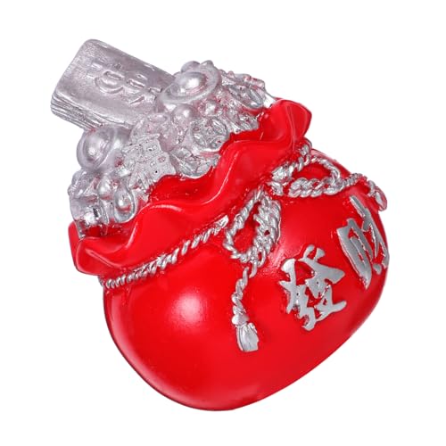 CLISPEED Traditionelle Geldtasche aus Strapazierfähigem Resin für Wohlstand und Glück Silber Kompakte Dekoration für Auto und Zuhause CLISPEED Traditionelle Geldtasche aus Strapazierfähigem Resin für Wohlstand und Glück Silber Kompakte Dekoration für Auto und Zuhause von CLISPEED