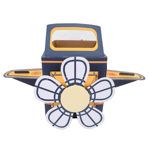CLISPEED Tragbares Flugzeugspielzeug für Lustiges DIY Papierflugzeug mit Rotierendem Blau Kreatives Lernspielzeug für Jungen und Mädchen Fördert die Motorik Fantasie CLISPEED Tragbares Flugzeugspielzeug für Lustiges DIY Papierflugzeug mit Rotierendem Blau Kreatives Lernspielzeug für Jungen und Mädchen Fördert die Motorik Fantasie von CLISPEED