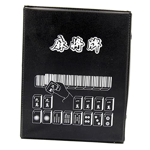 CLISPEED Tragbares Mahjong Reiseset Mini Chinesisches Majong Leichtes Desktop Spiel Für Spieler Familie Und Party Unterhaltung von CLISPEED