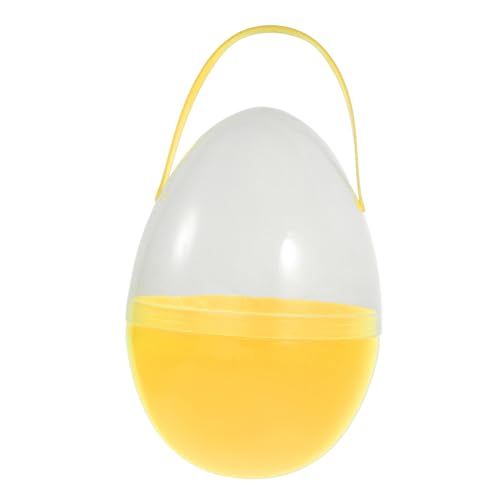 CLISPEED Transparente Ostereier mit Griff Große Füllbare Plastikeier für Zubehör zur Ostereier Dekoration für Osterjagd Lebendiges Ostermotiv für Festliche Anlässe CLISPEED Transparente Ostereier mit Griff Große Füllbare Plastikeier für Zubehör zur Ostereier Dekoration für Osterjagd Lebendiges Ostermotiv für Festliche Anlässe von CLISPEED