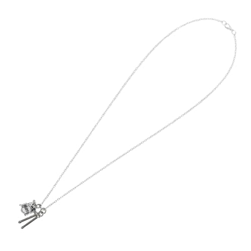 CLISPEED Trommel Halskette Schmuck Trommel Einzigartige Halskette Dekoration Trommel Design Hängedeko Musikanhänger Trommel Party Dekoration Trommelform Anhänger Schlagzeuger CLISPEED Trommel Halskette Schmuck Trommel Einzigartige Halskette Dekoration Trommel Design Hängedeko Musikanhänger Trommel Party Dekoration Trommelform Anhänger Schlagzeuger von CLISPEED