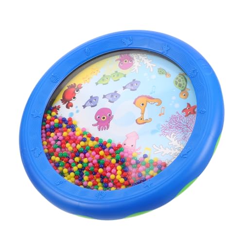 CLISPEED Trommel Musikinstrument Meeresrauschen Frühförderung Rhythmusspielzeug für Kleinkinder Buntes Meeresthema Pädagogisches Musikspielzeug CLISPEED Trommel Musikinstrument Meeresrauschen Frühförderung Rhythmusspielzeug für Kleinkinder Buntes Meeresthema Pädagogisches Musikspielzeug von CLISPEED