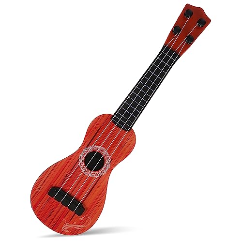 CLISPEED Ukulele Imitation Gitarre Musikinstrument Lernspielzeug Anfänger Kunststoff für Kindergarten Dekoration Zufälliger Stil CLISPEED Ukulele Imitation Gitarre Musikinstrument Lernspielzeug Anfänger Kunststoff für Kindergarten Dekoration Zufälliger Stil von CLISPEED