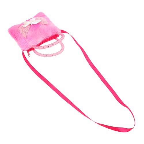 CLISPEED Unicorn Plüsch Umhängetasche Leichtgewichtige Schultertasche Cartoon Handtasche Kleine Crossbody Tasche Für Schule Reisen Einkaufen von CLISPEED