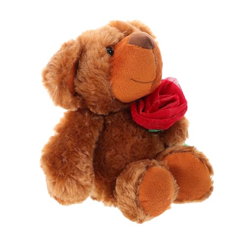 CLISPEED Valentinstag Plüschtier Bär mit Rosen Weicher Plüschbär Sammlerstück mit Einzigartigem Design Romantisches für Freundin Mutter Geburtstag Hochwertige Verarbeitung CLISPEED Valentinstag Plüschtier Bär mit Rosen Weicher Plüschbär Sammlerstück mit Einzigartigem Design Romantisches für Freundin Mutter Geburtstag Hochwertige Verarbeitung von CLISPEED