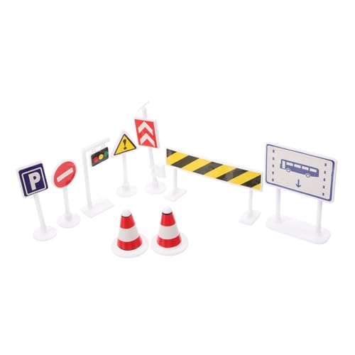 CLISPEED Verkehrszeichenspielzeug für Mini Straßenverkehrsschilder aus Kunststoff Farbenfroh Robust und Sicher für Kreatives und Verkehrserziehung im Innen Außenbereich CLISPEED Verkehrszeichenspielzeug für Mini Straßenverkehrsschilder aus Kunststoff Farbenfroh Robust und Sicher für Kreatives und Verkehrserziehung im Innen Außenbereich von CLISPEED