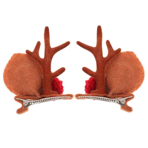 CLISPEED Weihnachtliche Rentier Geweih Haarklammern Süße Antler Haarschmuck für Mädchen Robustes Hautfreundliches Material Festliche Haarclips für Weihnachten und Geburtstage CLISPEED Weihnachtliche Rentier Geweih Haarklammern Süße Antler Haarschmuck für Mädchen Robustes Hautfreundliches Material Festliche Haarclips für Weihnachten und Geburtstage von CLISPEED